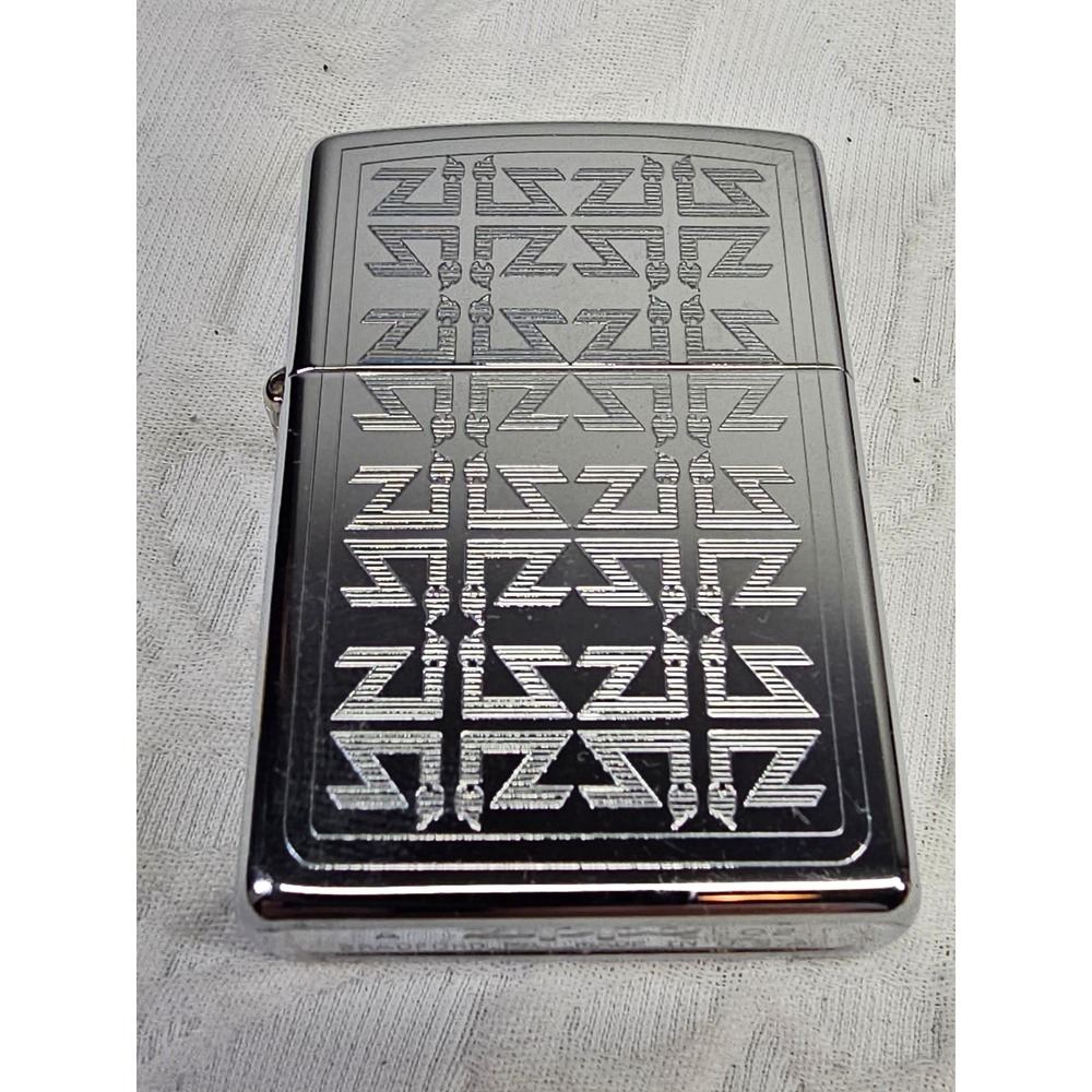 Zippo‎ Lighter FLAME Repeat  2002 Reverse vtg